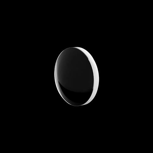 Kalziumfluorid-Halbmondlinse